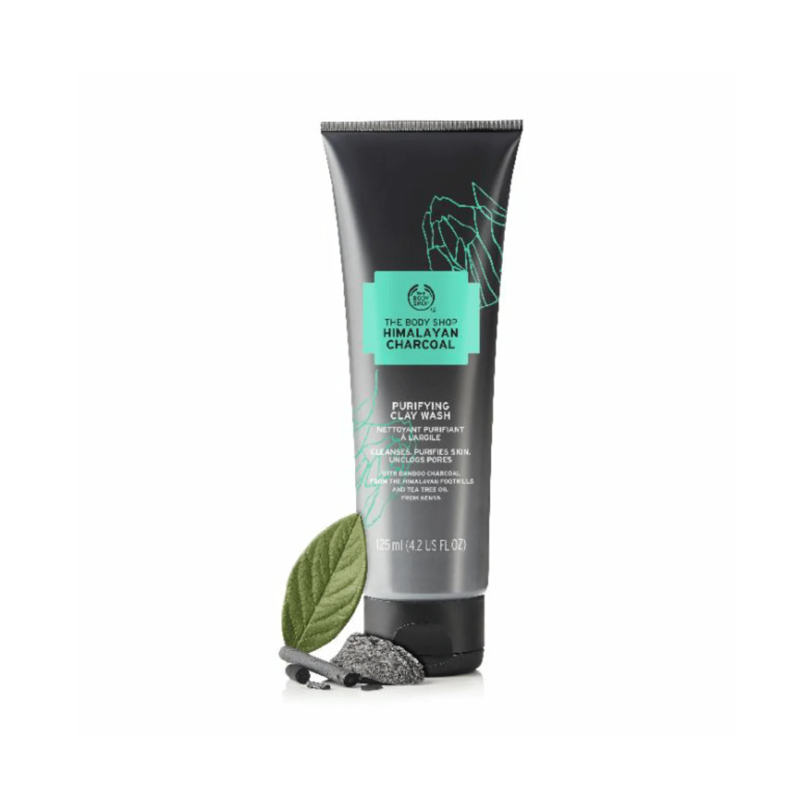 The Body Shop Himalayan Charcoal Purifying Clay Wash 125ml