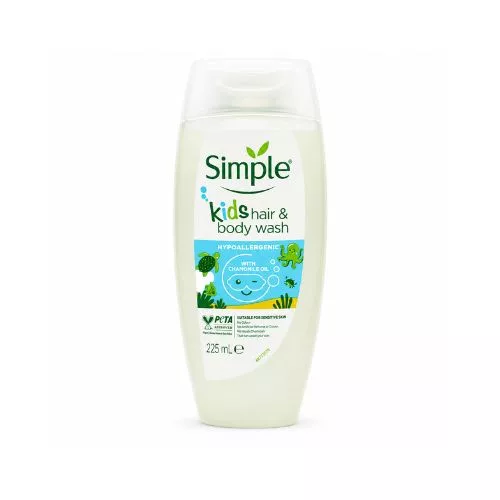 Simple Kids Hair & Body Wash 225ml